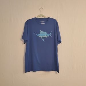 Mens Vineyard Vines Blue Swordfish T-Shirt Large